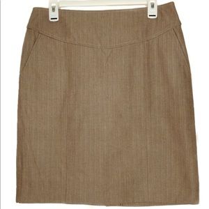 Banana Republic Beige Stretch Pencil Skirt